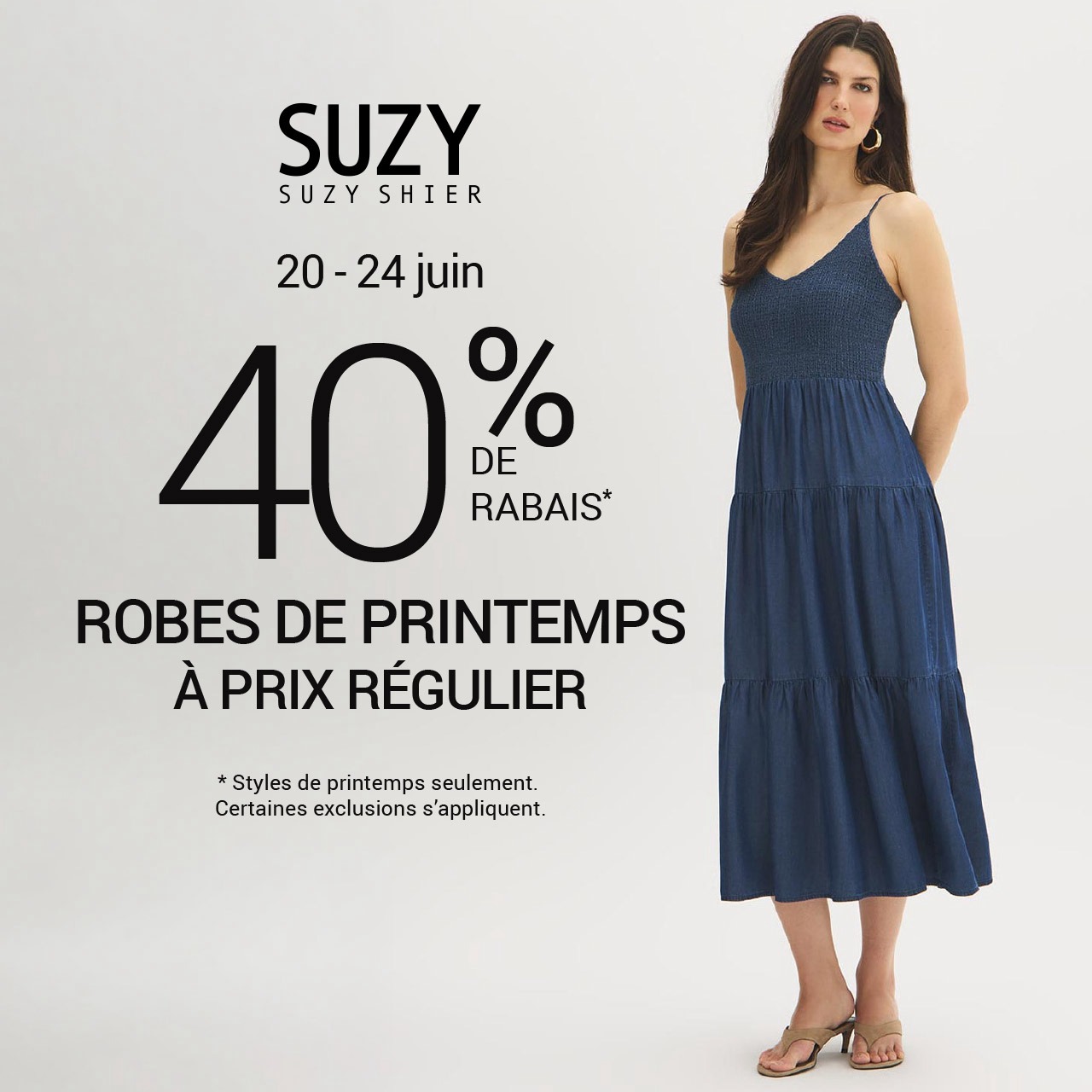 40 % sur les robes de printemps icon